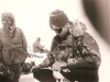 Cotopaxi, EC – Getting our team flag for ODA 751 ready at 19,757 feet above sea level