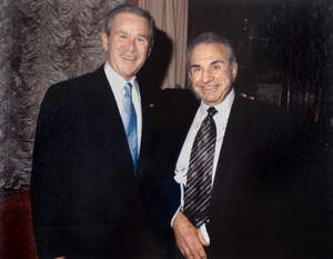 President George W. Bush and Richard Simonian President George W. Bush and Richard Simonian