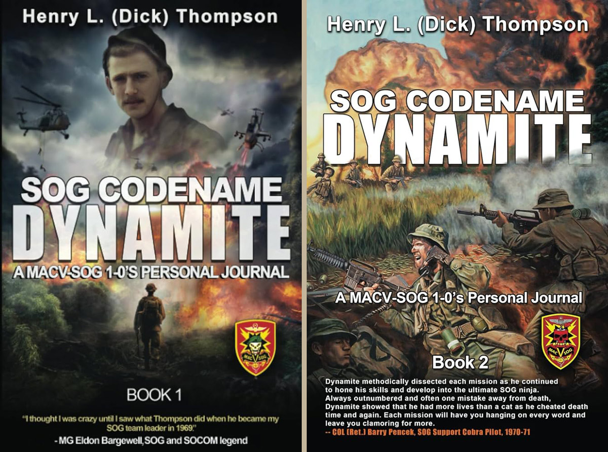 SOG Codename Dynamite Books 1 & 2 covers